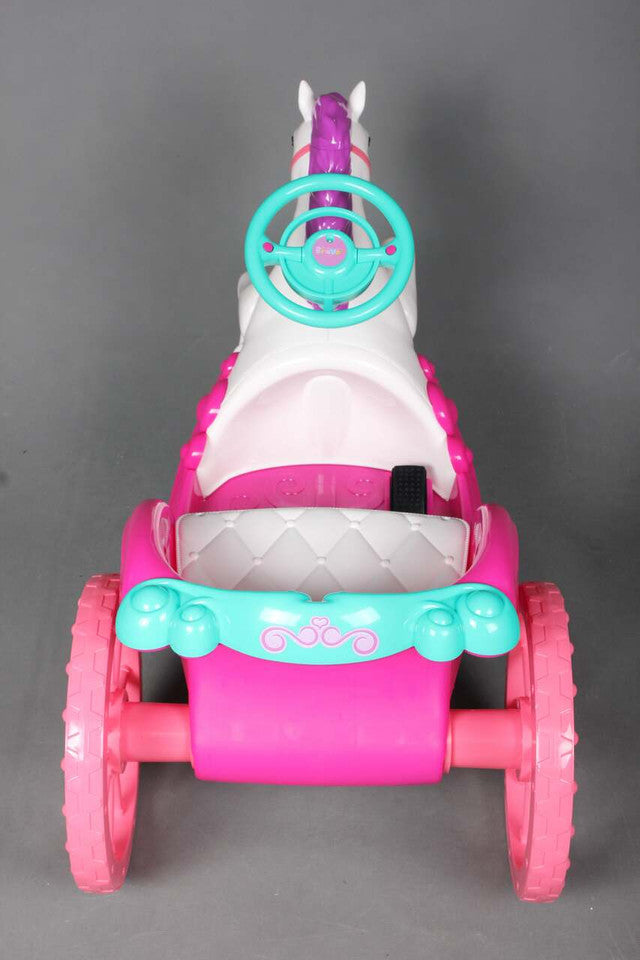 Unicorn Princess 6V Electric Ride On Carriage Pink
