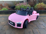 Licensed Audi R8 Spyder 12V Electric Ride On Car Pink