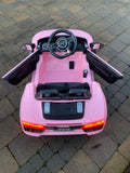Licensed Audi R8 Spyder 12V Electric Ride On Car Pink