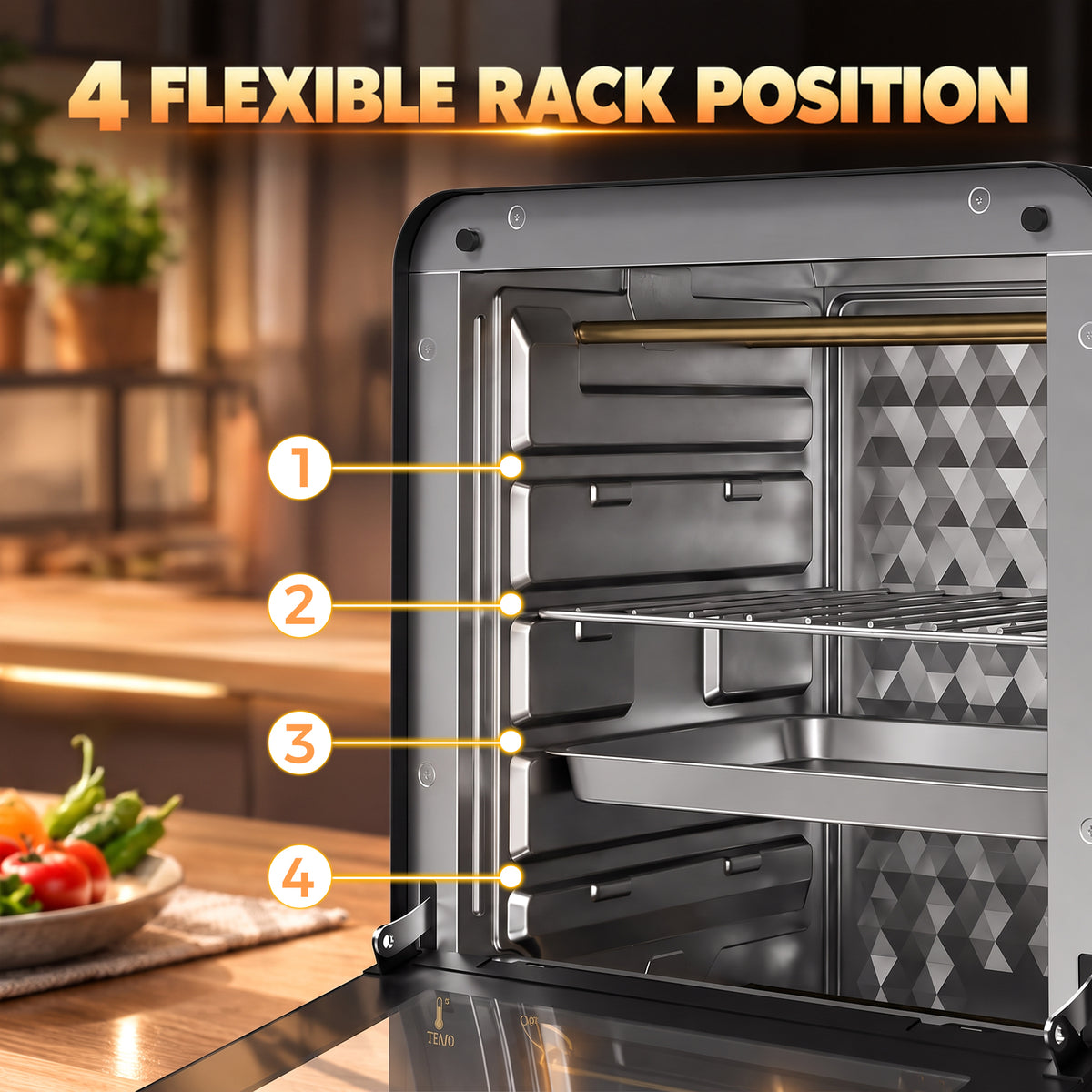 HOMCOM Mini Oven, 15 L Electric Oven and Grill w/ 60-230â„ƒ Adjustable Temperature, 60 Minute Timer, Includes Baking Tray, Black