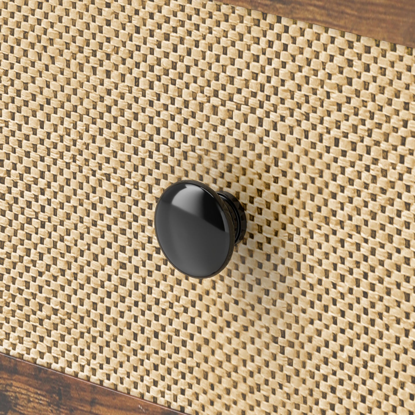 HOMCOM Industrial-Natural Bedside Table Set of 2 - Brown