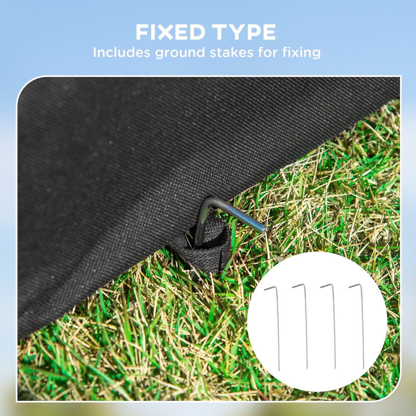 Pawhut Folding Fabric Soft Pet Crate, 46Lx36Wx41H cm - Black