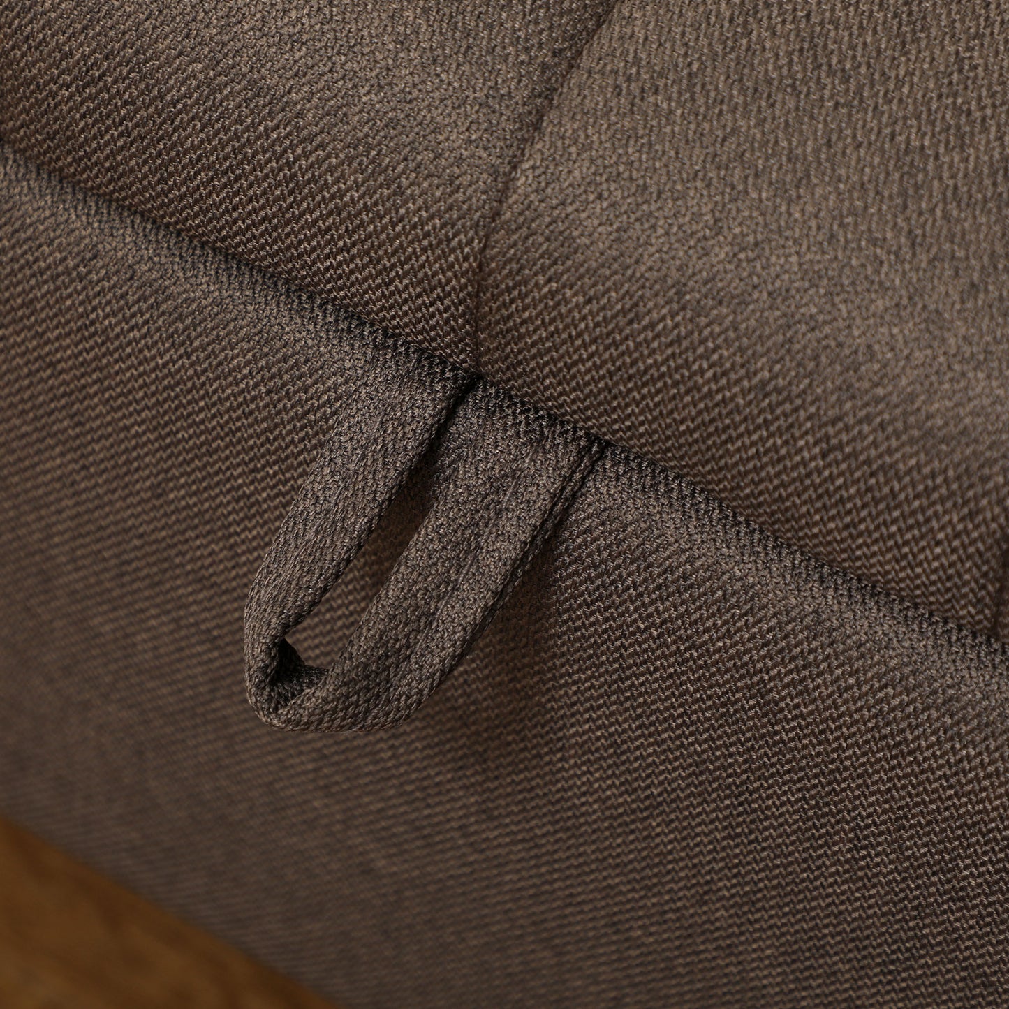 HOMCOM Linen-Look 92 x 31cm Storage Ottoman - Dark Brown