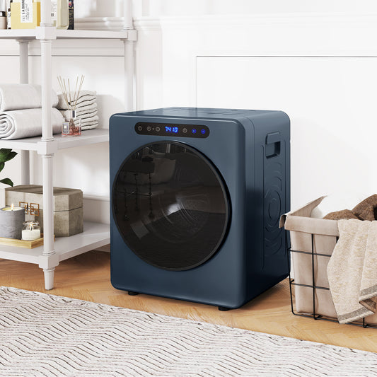 HOMCOM 5kg Compact 40-60â„ƒ Tumble Dryer Blue