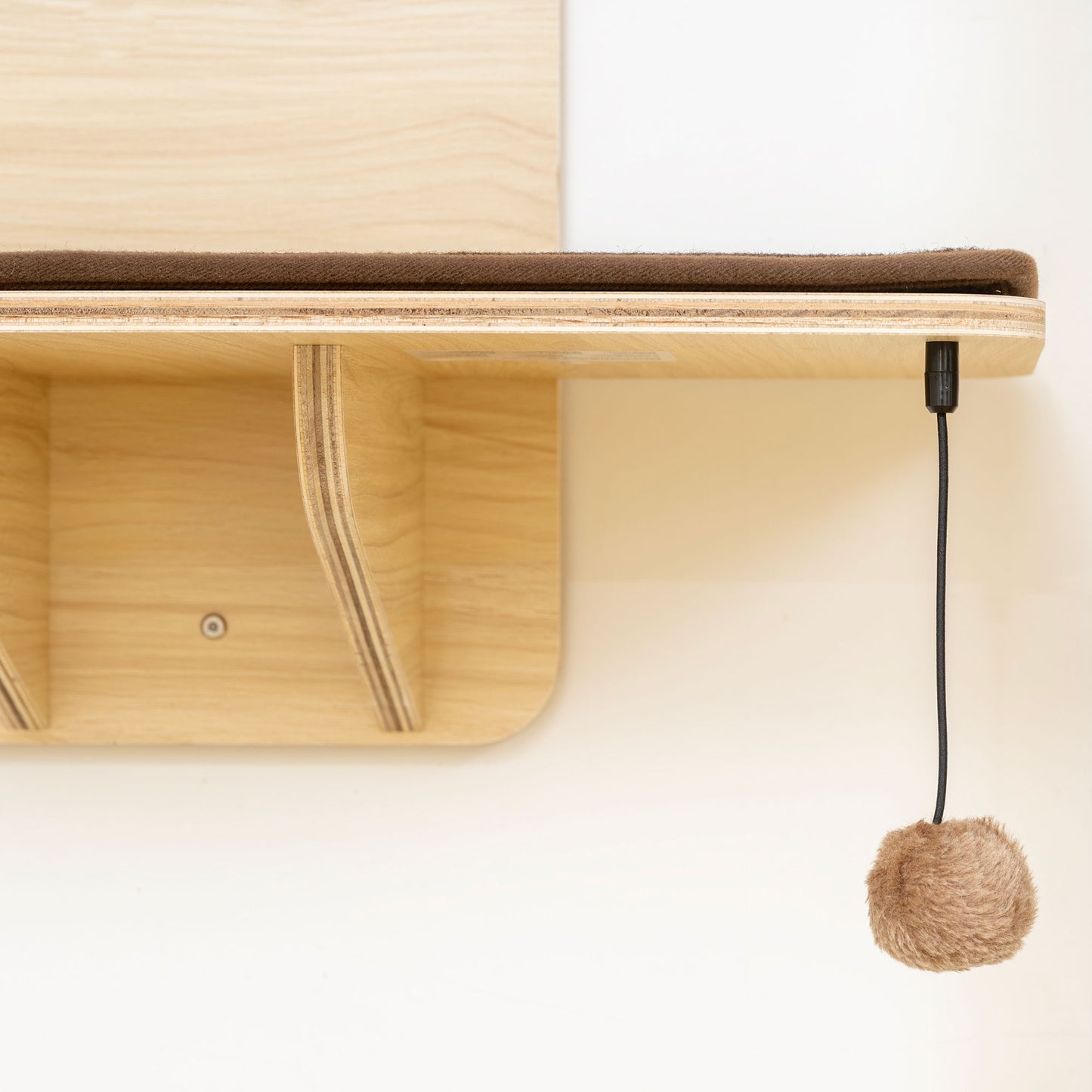 PawHut 4-Level Door Mounted Cat Tree with Washable Plush Mats, Toy Balls, Door Hanging Cat Shelf for Indoor Cats