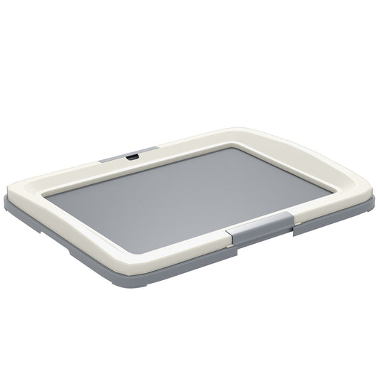 PawHut Dog Toilet Tray for Training Dogs, Dog Litter Tray for Indoor, Outdoor, 63 x 49 x 6cm