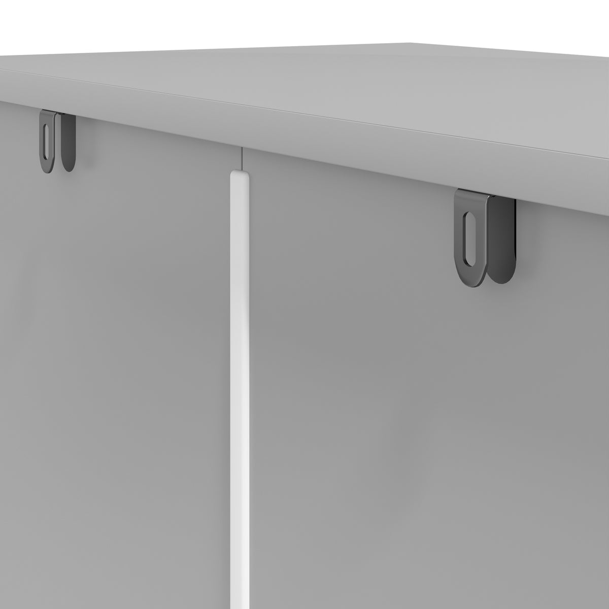 HOMCOM Kitchen Cupboard, Freestanding Multi-Storage Kitchen Pantry Cabinet with Adjustable Shelves, Grey