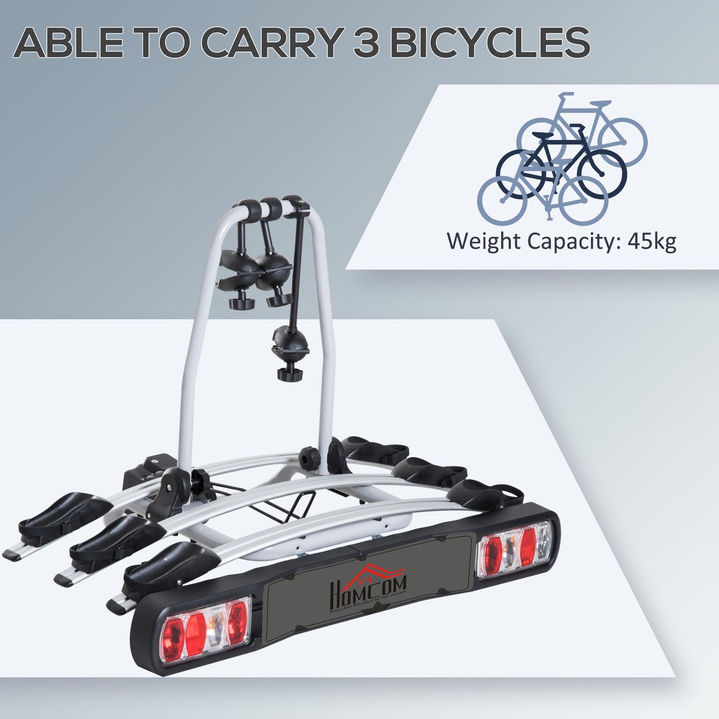 HOMCOM Bike Rack Bicycle Carrier Rear Rack