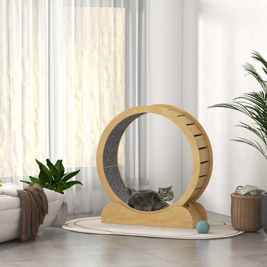 <ul style="list-style:disc;margin-left:15px;"><li>Cat exercise wheel: A fun activity that keeps pets healthy and happy.</li><li>Comfortable: The inside of this cat running wheel is covered with a cloth-like material