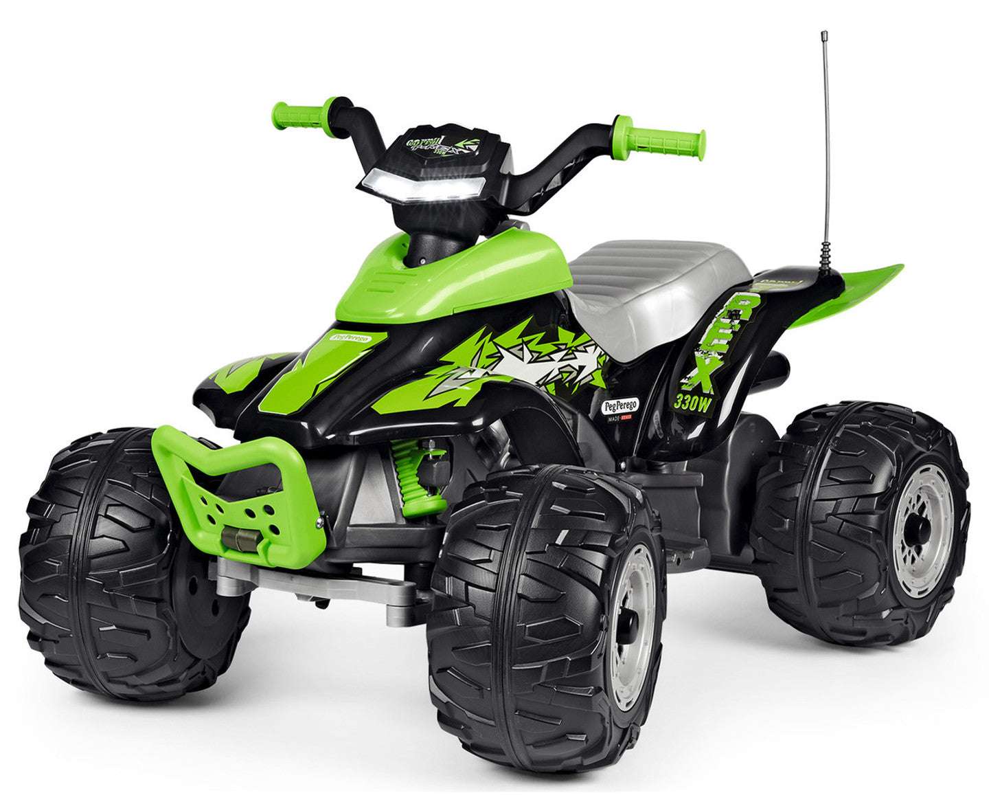 Peg Perego Corral T-Rex 330W Green 12V Electric Ride On Quad