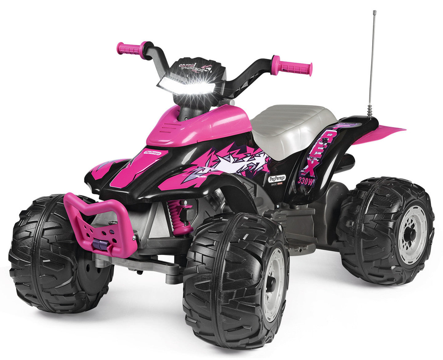 Peg Perego Corral T-Rex 330W Pink 12V Electric Ride On Quad
