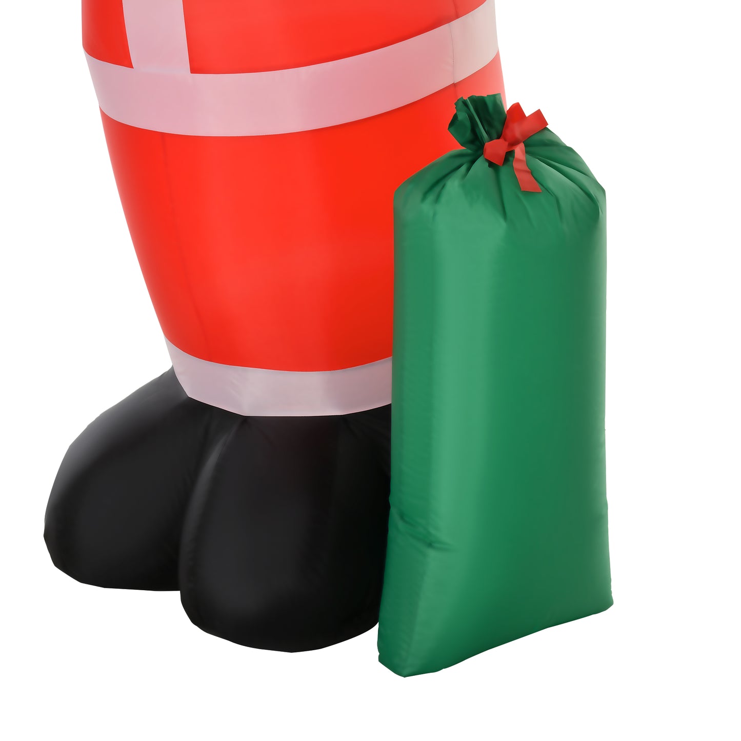 HOMCOM 7.5ft Inflatable Christmas Santa Claus with LED Air Blown Xmas DÃ©cor Holiday Outdoor Yard Decoration