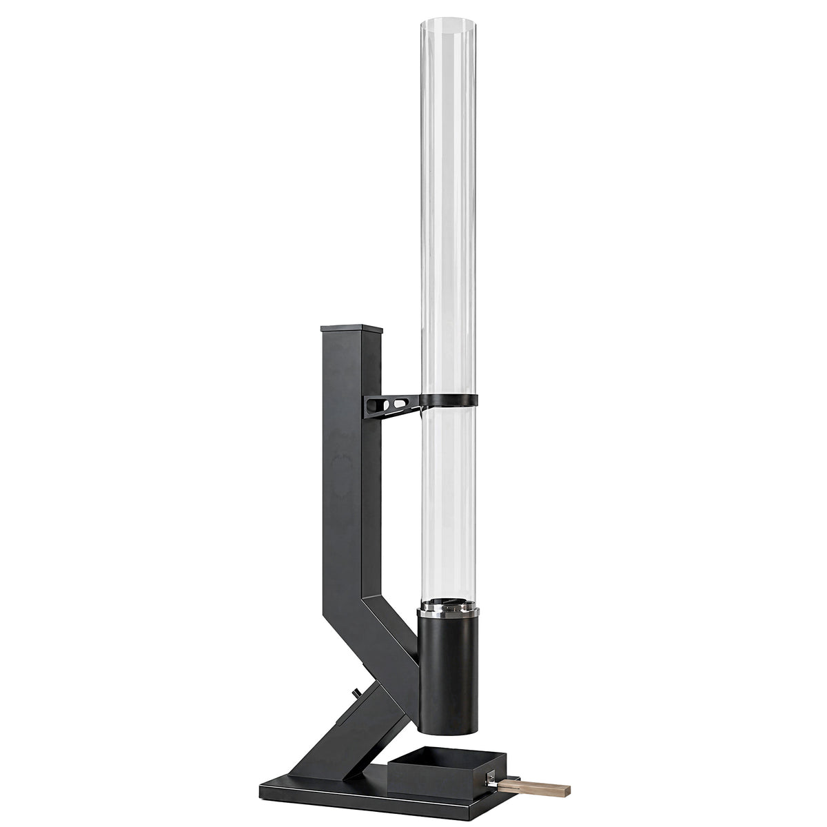 Outsunny Wood Pellet Heater, 13 kW Outdoor Pellet Heater Stove with Glass Tube, 2.4 kg Capacity Hopper, Ash Tray, Black Default Title