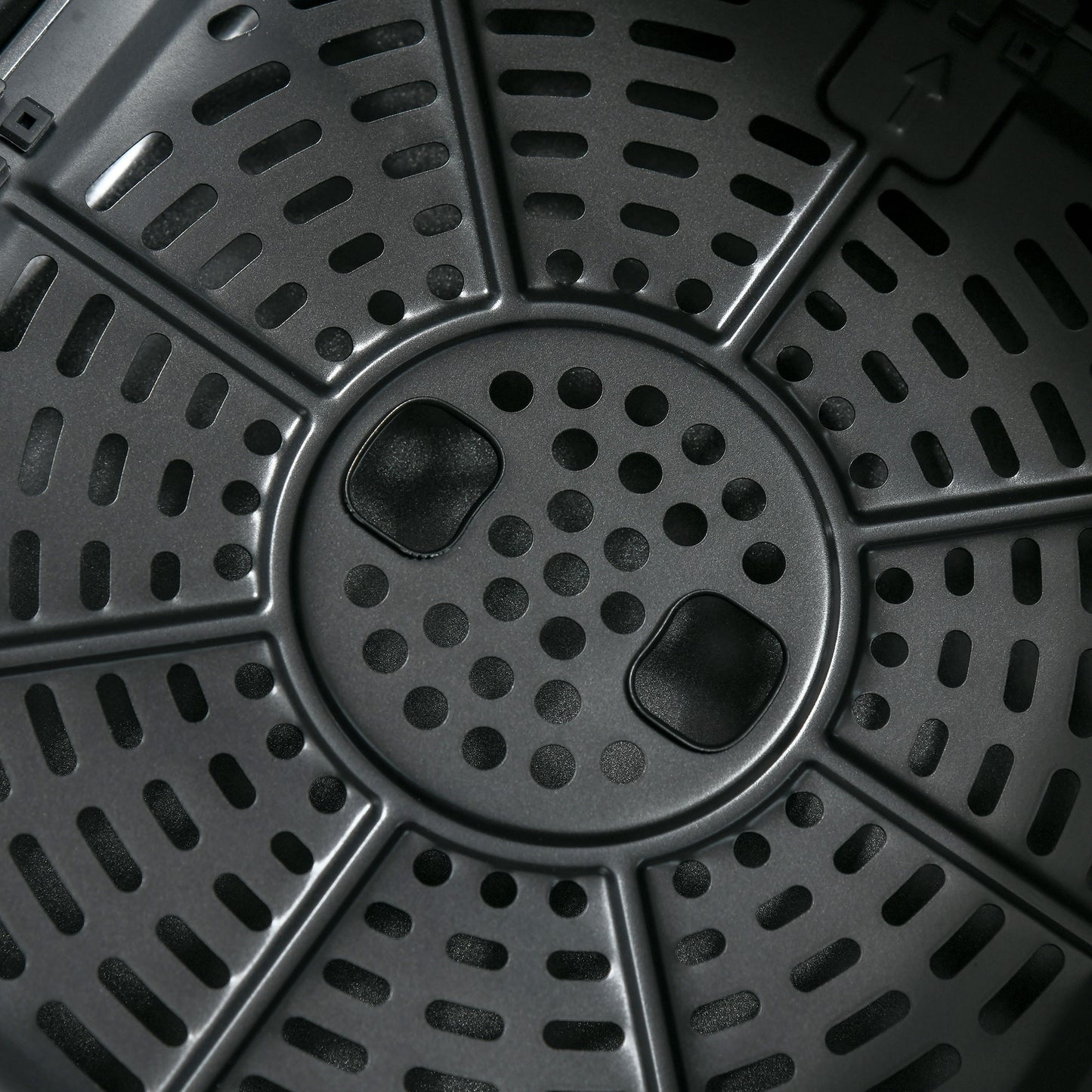 HOMCOM 6.5L Single Basket Air Fryer, 80-200°C Temperature, Black and Gold Tone