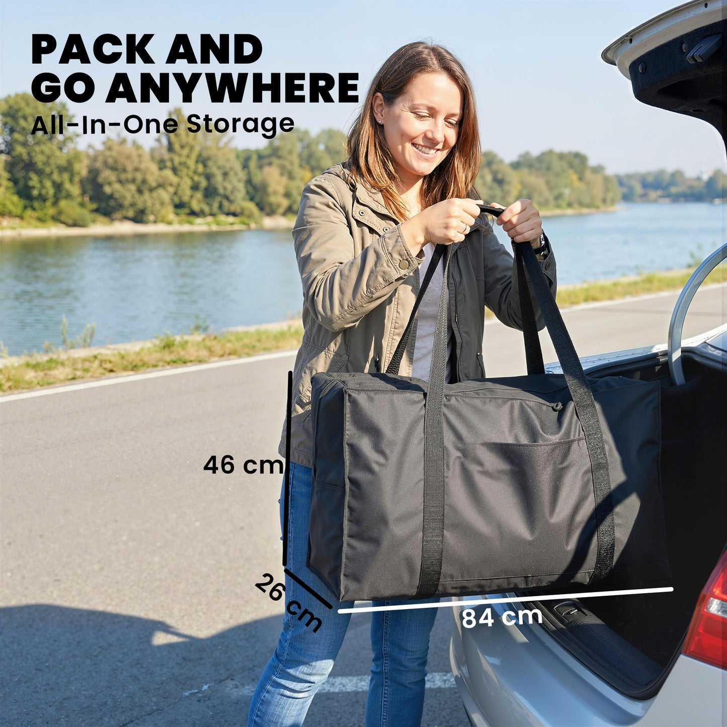 Outsunny 12.5' Inflatable Kayak Set, 2-person Sit on Canoe with Aluminium Oars, Grey and Yellow