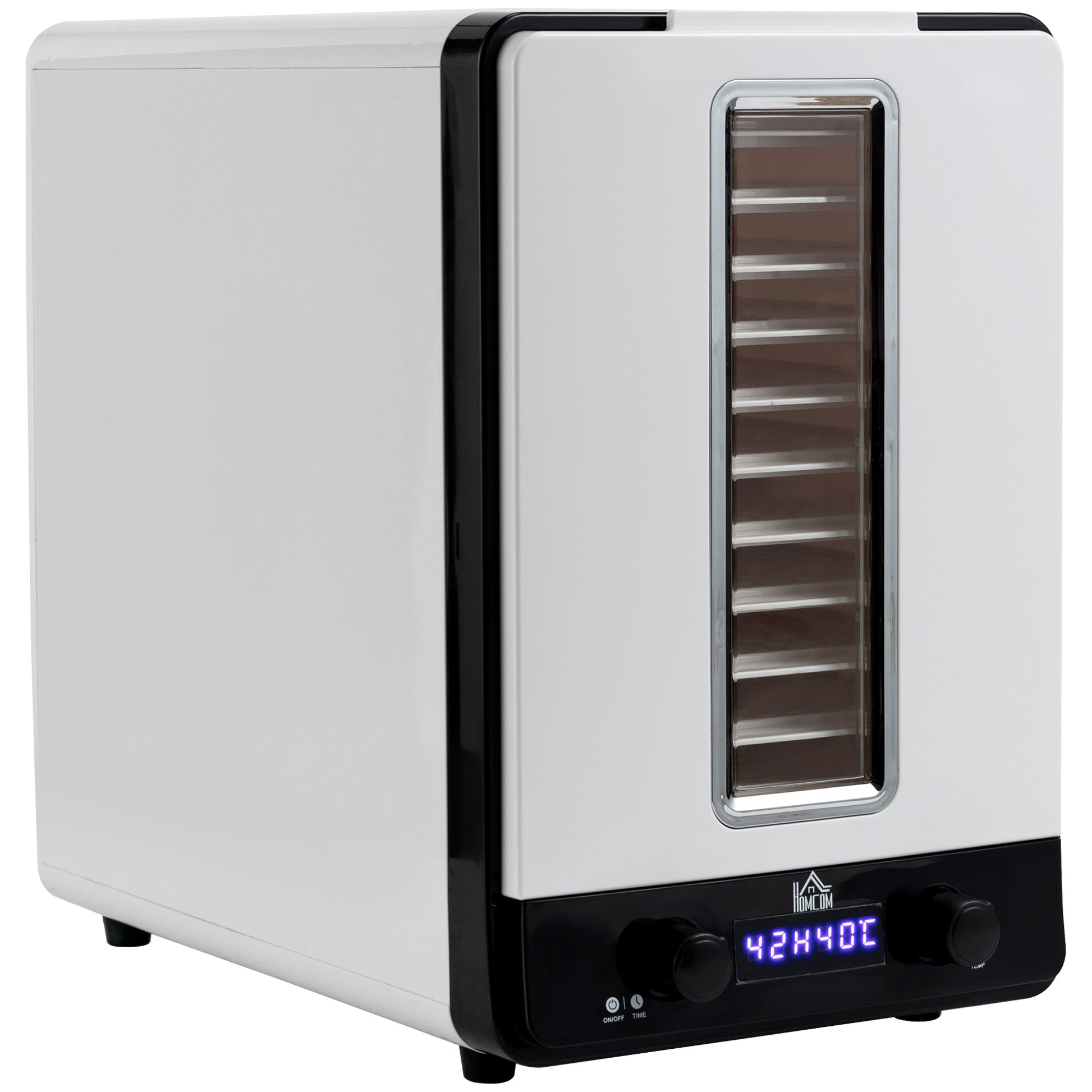 HOMCOM 11-Tray Food Dehydrator, 40-70â„ƒ Temperature and Timer