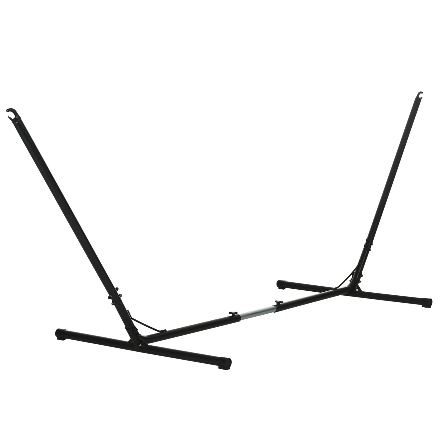 Outsunny 3.1â€“3.8m Adjustable Universal Hammock Stand Metal Frame Garden Camping Picnic Outdoor Patio Replacement â€“ Stand Only