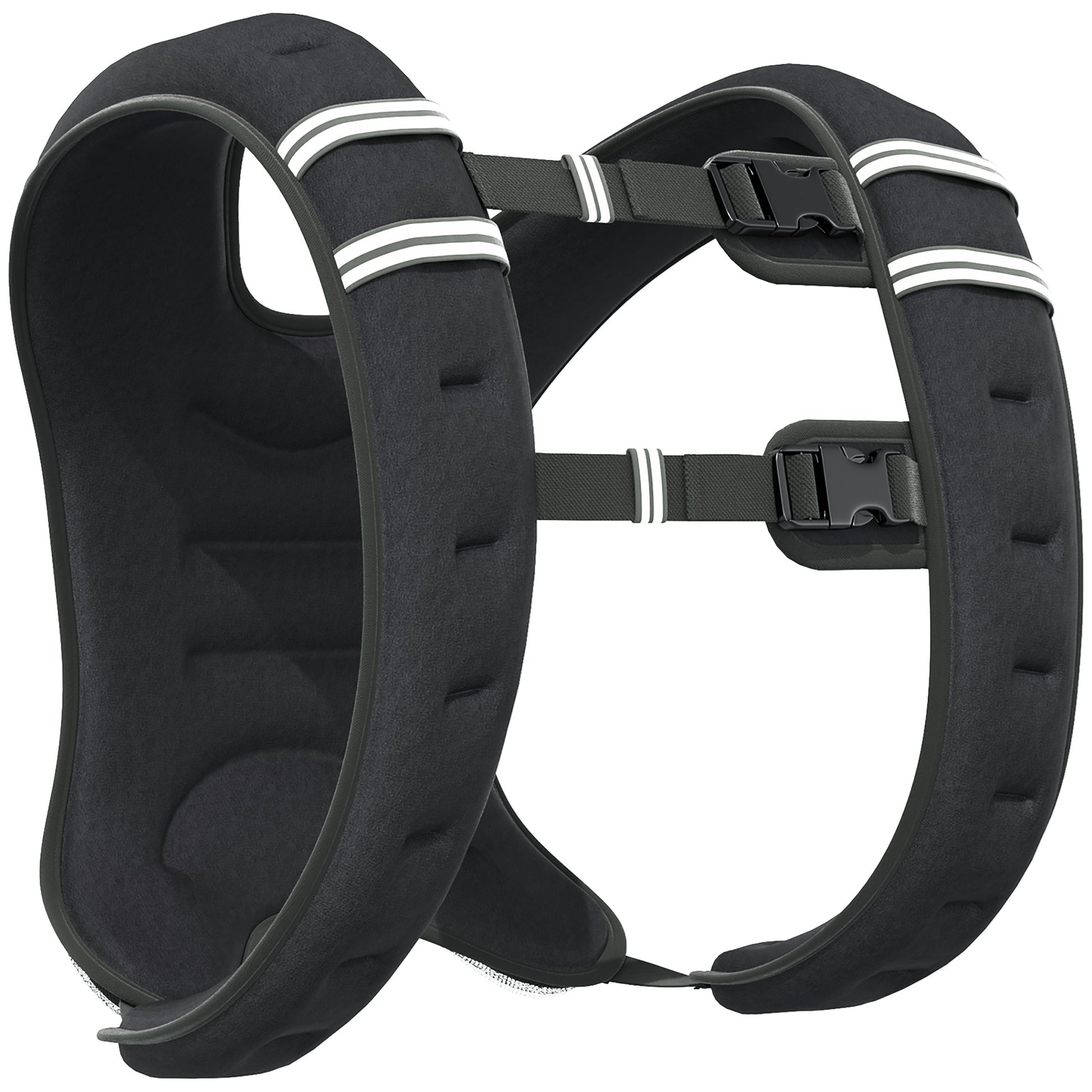 HOMCOM 5KG Weighted Vest, Running Weight Vest with Adjustable Strap, Convenient Pocket and Reflective Strips for Men and Women