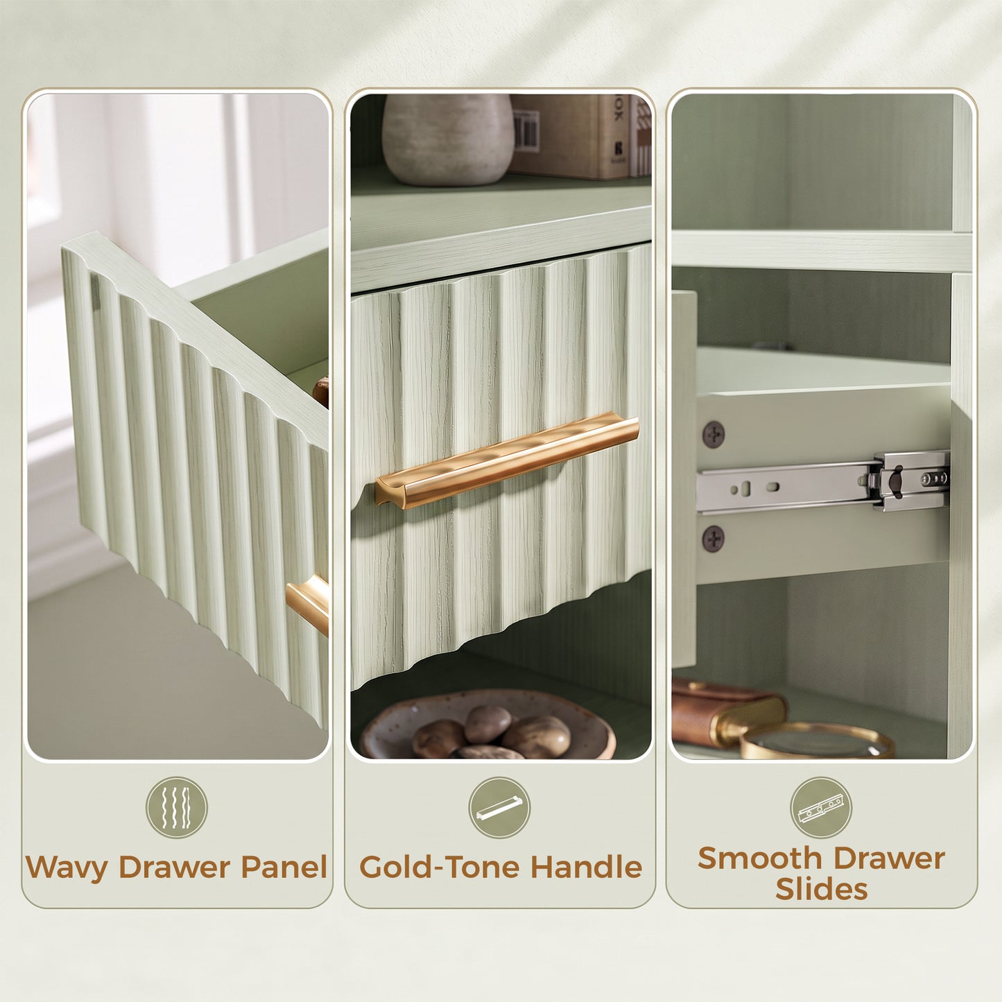 HOMCOM Bookcase Narrow Tall Space-Saving Bookshelf Drawer Open Shelves 60 x 24 x 182 cm Light Green