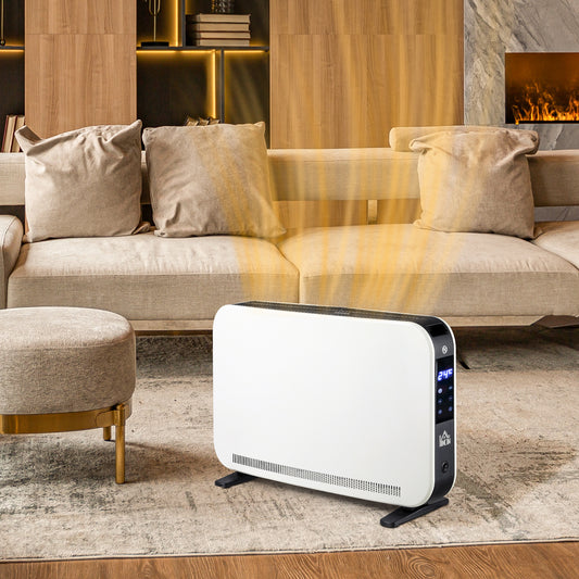HOMCOM Three-Mode Modern Slimline Heater, 7-35â„ƒ Temperature