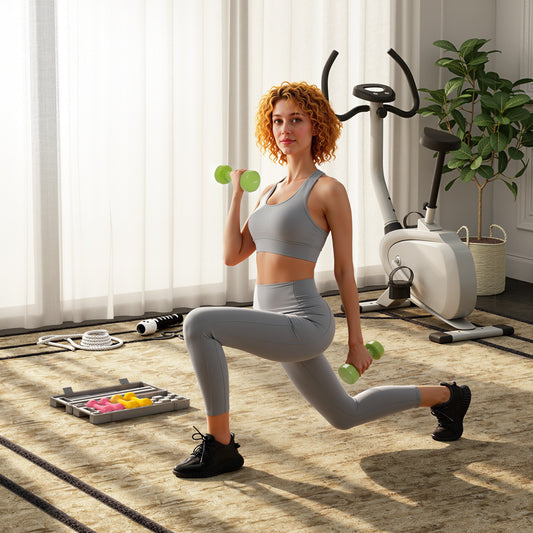 HOMCOM 6Kg Dumbbell Set, Fitness Weight Set for Men and Women, Home Gym Workout