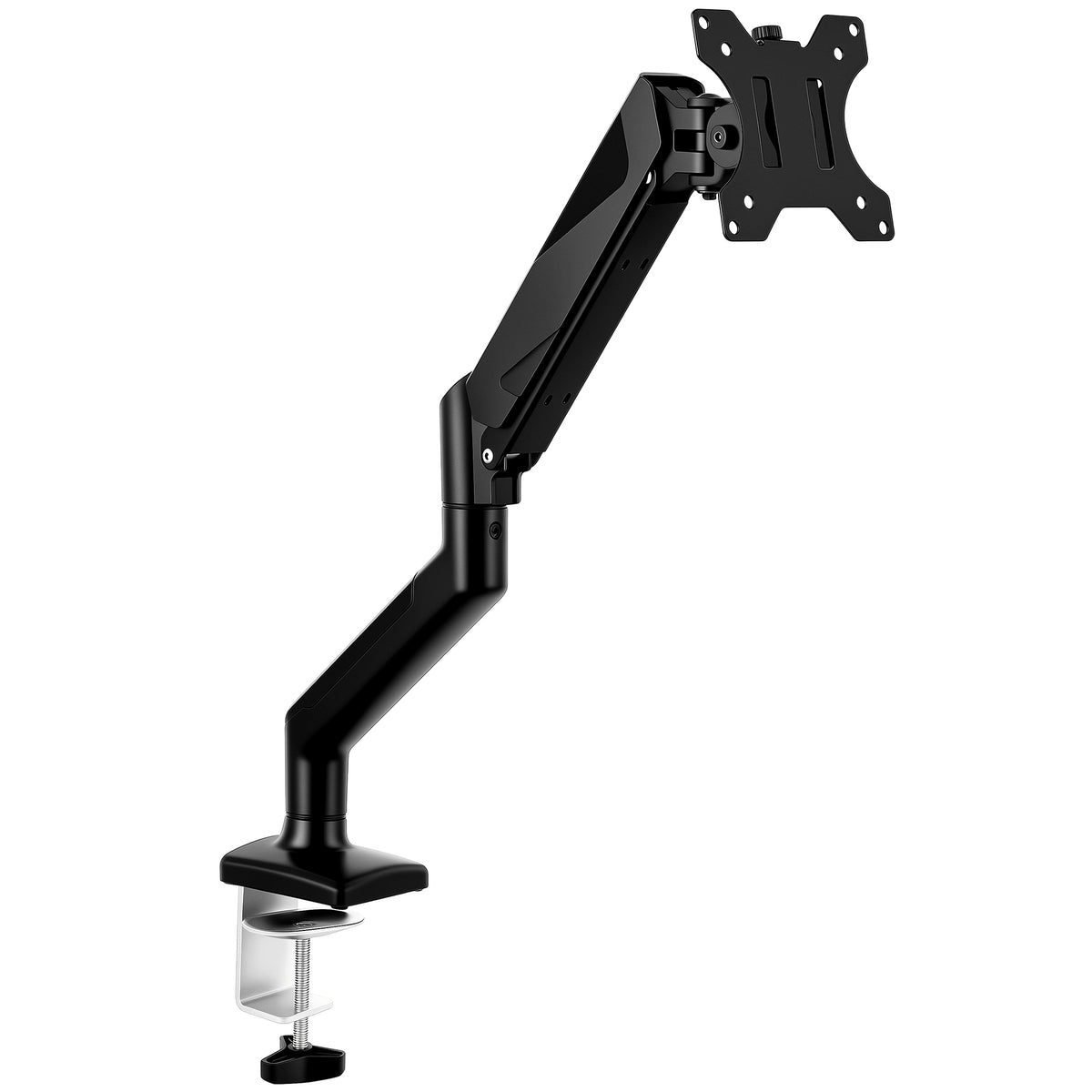 HOMCOM Monitor Stand up to 32" Height Adjustable Monitor Riser with Tilt & Swivel Default Title