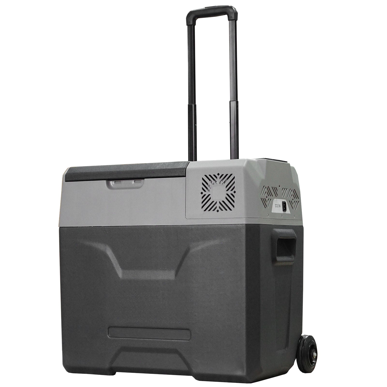 HOMCOM Car Refrigerator, Portable 12/24V 50 Litre Compressor Fridge Freezer, Electric Cooler Box for Camping, Travel, Picnic, Down to -20â„ƒ