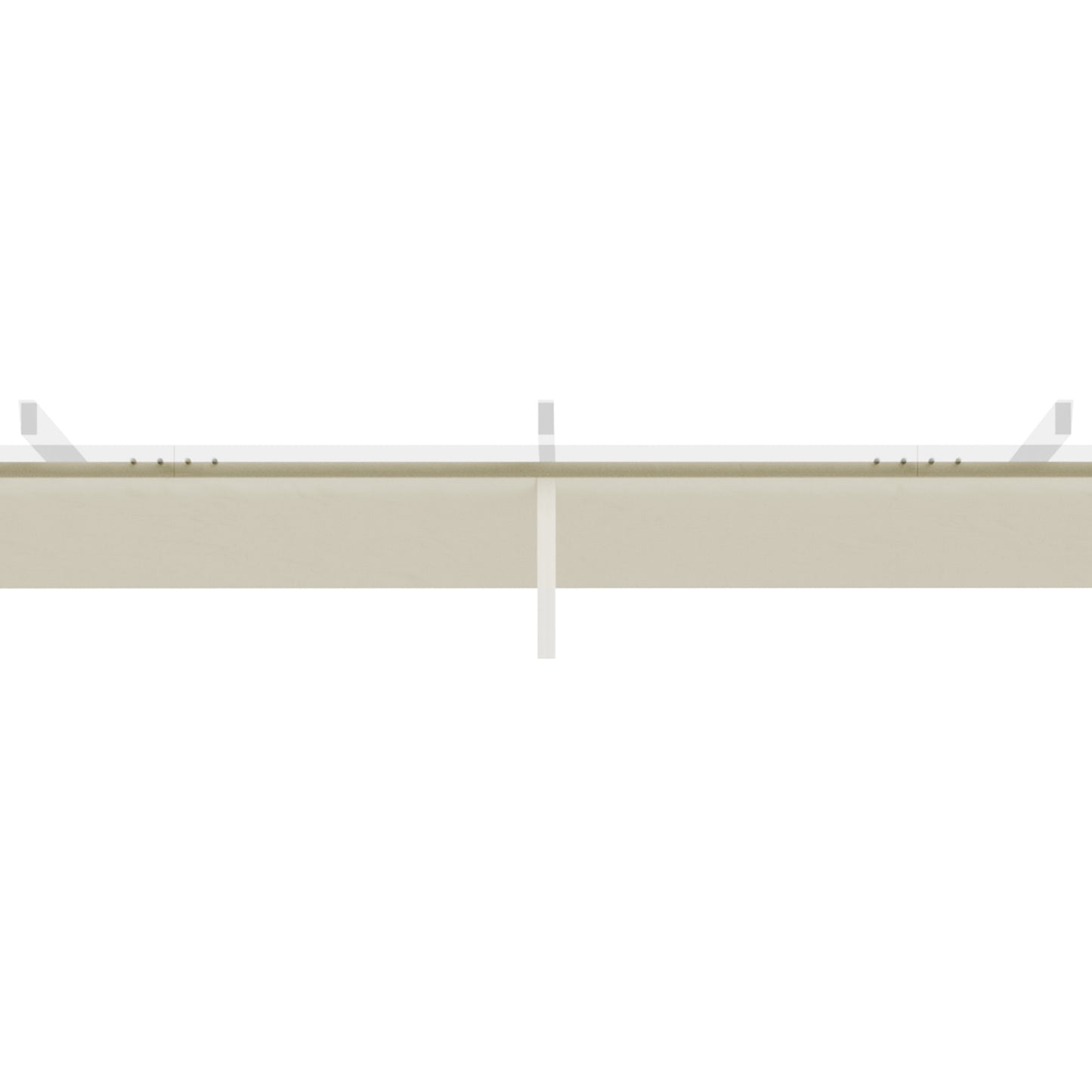 Outsunny Retractable Pergola Shade Cover, Replacement Canopy for 4 x 3 (m) Pergola, Retractable Roof, Cream White