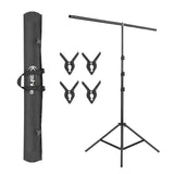 Kshioe improved version with 150cm cross bar T-shaped bracket iron black photography Stand