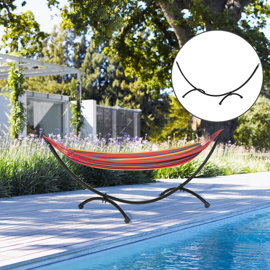 Outsunny 3(m) Universal Hammock Stand Metal Frame Garden Camping Picnic Outdoor Patio Replacement â€“ Stand Only