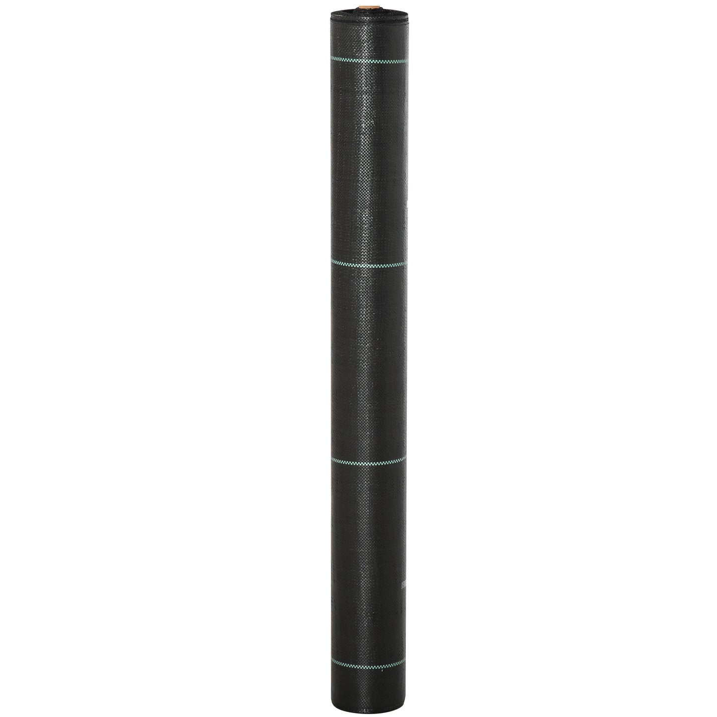 Outsunny 1m x 50m Weed Control Membrane, Heavy Duty Weed Control Barrier Fabric, 90gsm Ground Cover for Patios, Garden, Flower beds, Landscaping