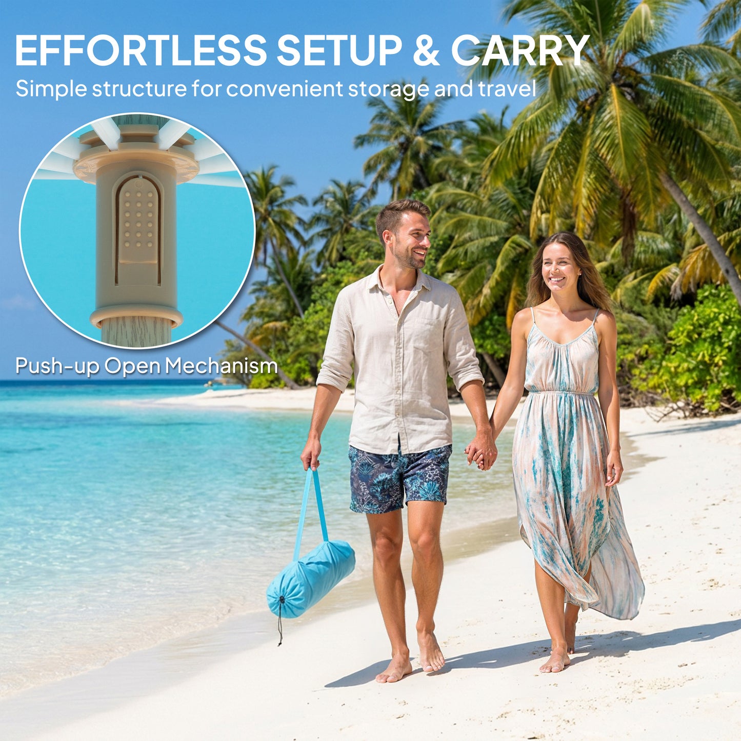 Outsunny 1.7 m Beach Umbrella with Sand Anchor, 30Â° Tilting Fringed Beach Garden Parasol with Adjustable Height, Grey