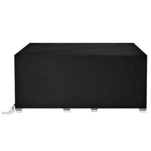 Oxford Cloth Outdoor Furniture Dust Cover Rain Cover Outdoor Table And Chair Cover 170*94*70cm 210D - Black