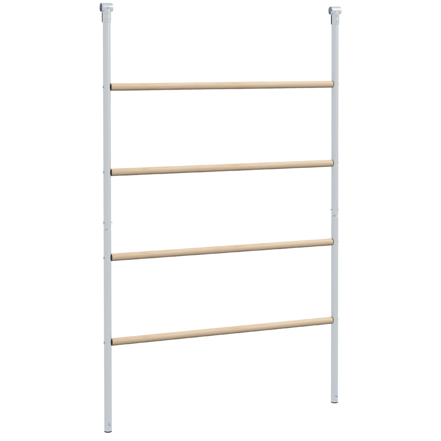PawHut Chicken Perch for Coop, Wooden and Galvanised Steel Roosting Bar Jungle Gym, Chicken Roosting Ladder for Backyard Farm