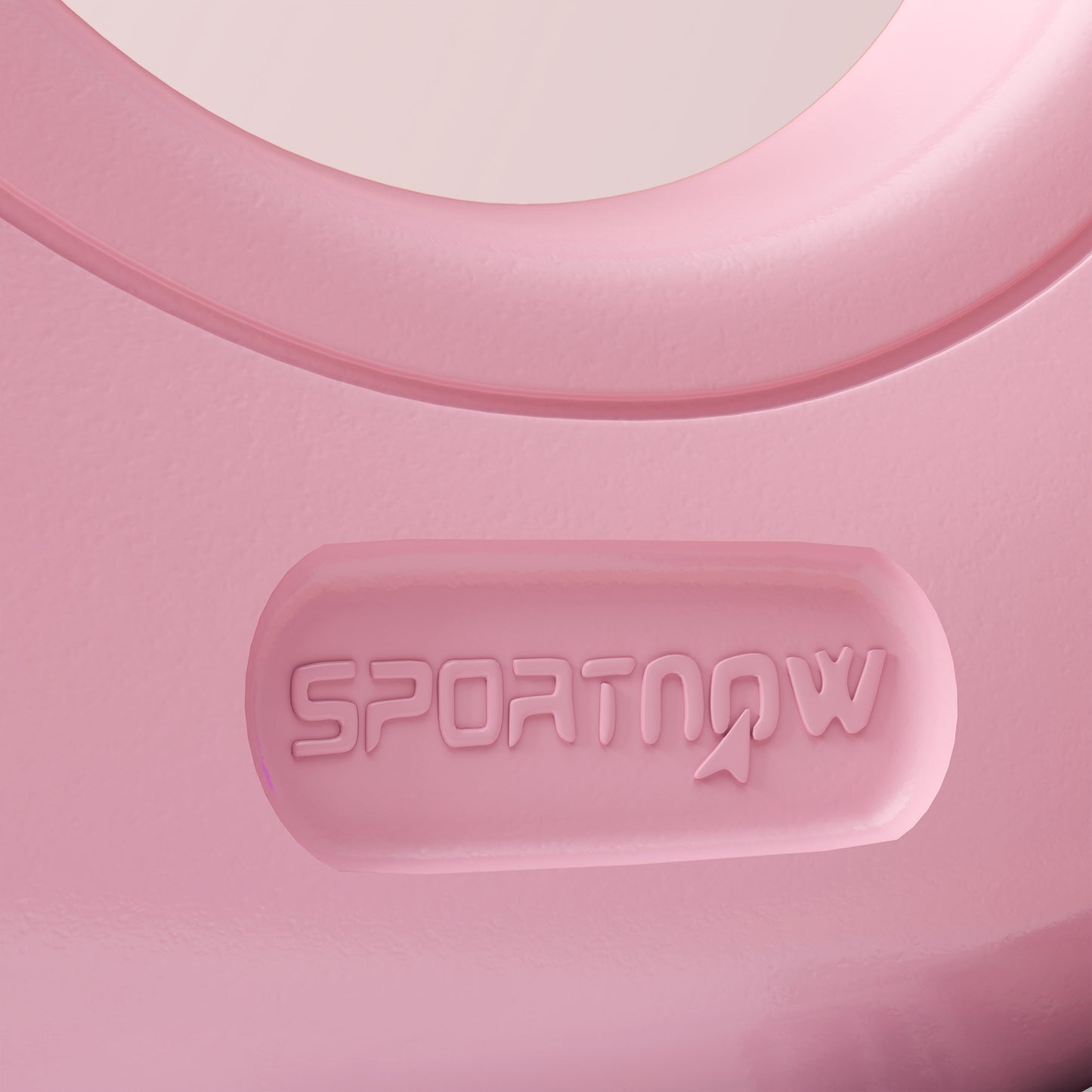 SPORTNOW 12kg Kettlebell, Kettle Bell with Wide Handle for Home Gym, Weight Lifting, Strength Training, Pink