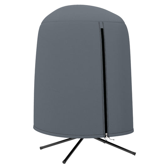 Outsunny 190 x Î¦128cm Hanging Egg Chair Furniture Cover - Grey