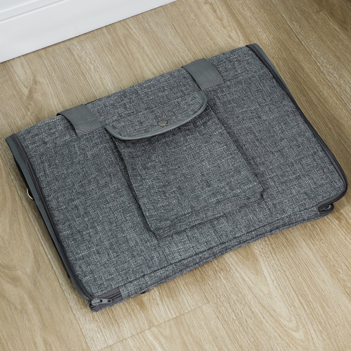 PawHut Soft Sided Cat Carrier Bag, Portable Foldable Pet Carrier with Shoulder Strap & Removable Mat for Small Pet Up to 10kg