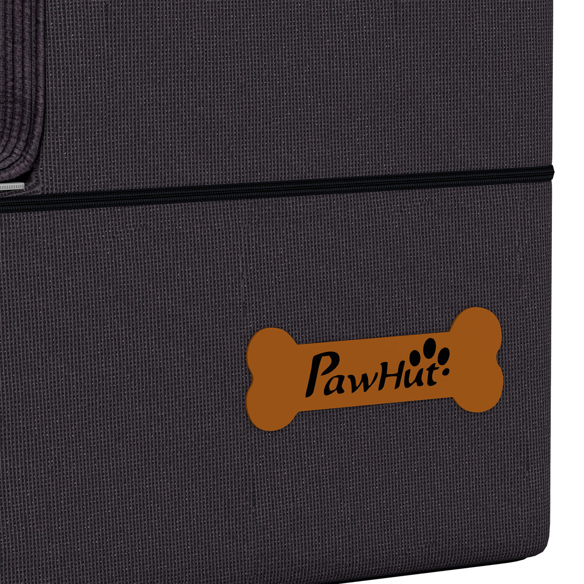 PawHut Dog Steps, 4-Step Dog Stairs for Bed and Sofa, Pet Stairs with Carry Handle, Washable Cover