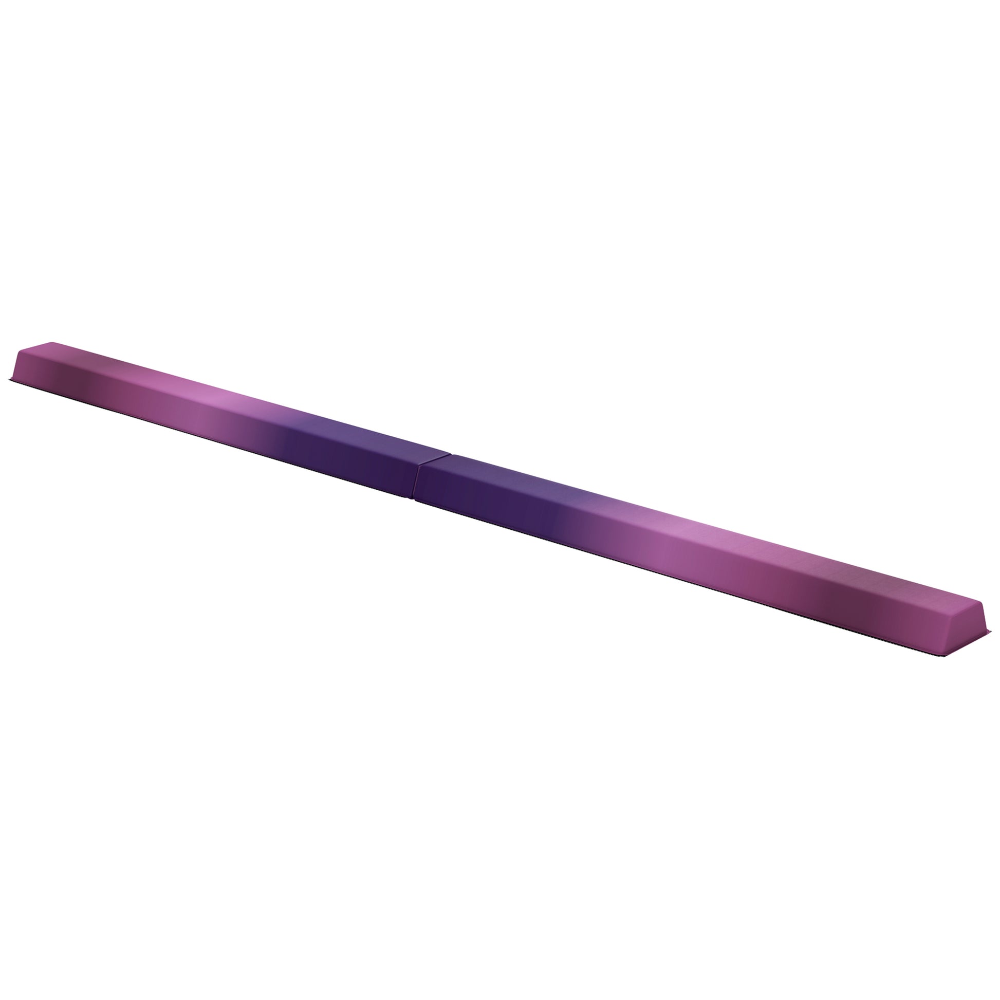 SPORTNOW 7.7ft Folding Gymnastics Beam, Floor Balance Beam for Kids with Anti-Slip Base, Gymnastics Equipment for Home, Purple Default Title