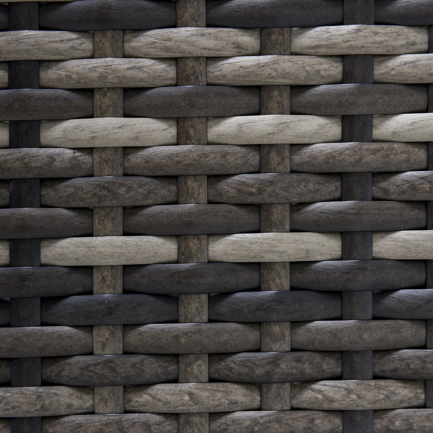 Outsunny 7 Pieces Outdoor PE Rattan Corner Sofa Set, Patio Wicker Conversation Chaise Lounge Furniture w/ Tempered Glass Table-top & Soft Padded Cushion for Garden, Backyard, Lawn, Dark Grey