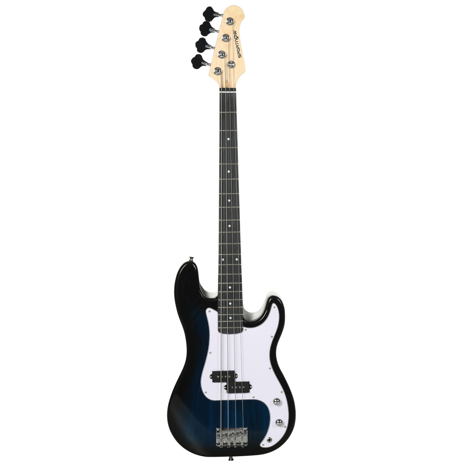 SPORTNOW 4 String Full Size Electric Bass Guitar for Beginners Default Title