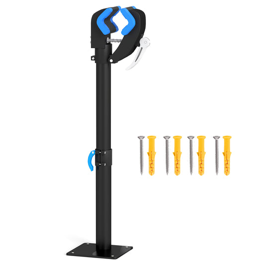 HOMCOM Bike Repair Stand, with Adjustable Clamp, Black