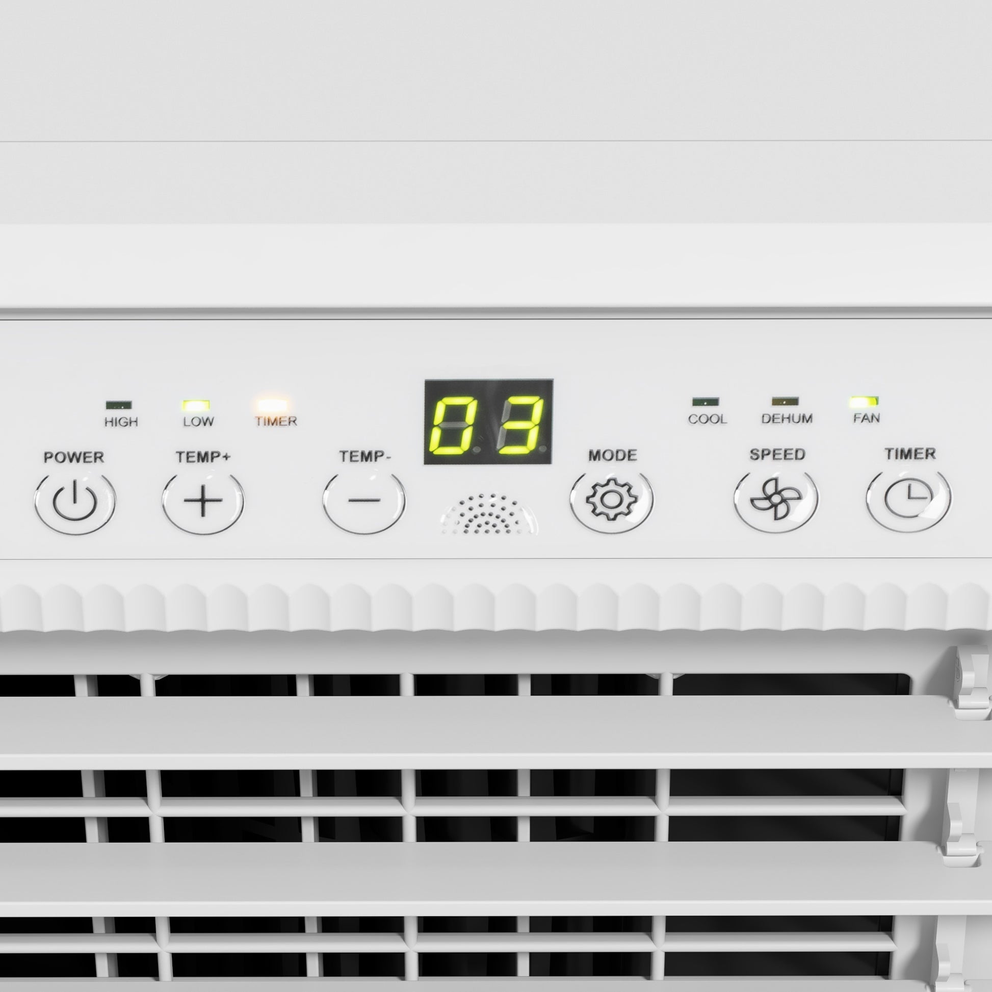 HOMCOM 9,000 BTU Mobile Air Conditioner for Room up to 28mÂ², with Dehumidifier, 24H Timer, Wheels, Window Mount Kit