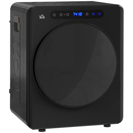 HOMCOM 4kg Compact 40-60â„ƒ Tumble Dryer - Black