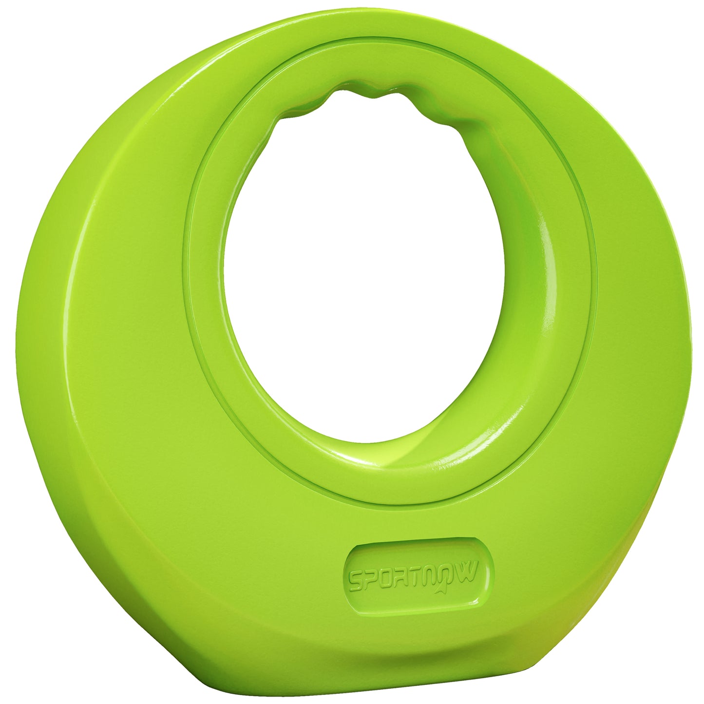 SPORTNOW 8kg Kettlebell, Kettle Bell with Wide Handle for Home Gym, Weight Lifting, Strength Training, Green