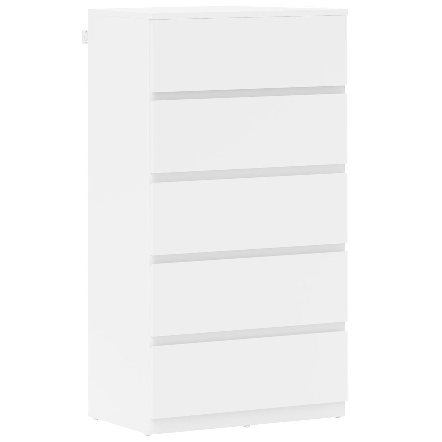 HOMCOM Chest of Drawers, 5-Drawer Storage Cabinets, Modern Dresser, Storage Drawer Unit for Bedroom Default Title