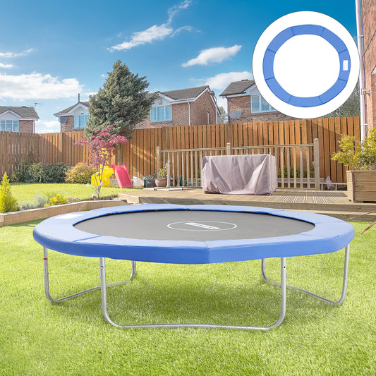 HOMCOM 10FT Trampoline Pad, Î¦305cm Trampoline Accessories Surround Safety Pad Foam Padding Pads Replacement Spare, Blue
