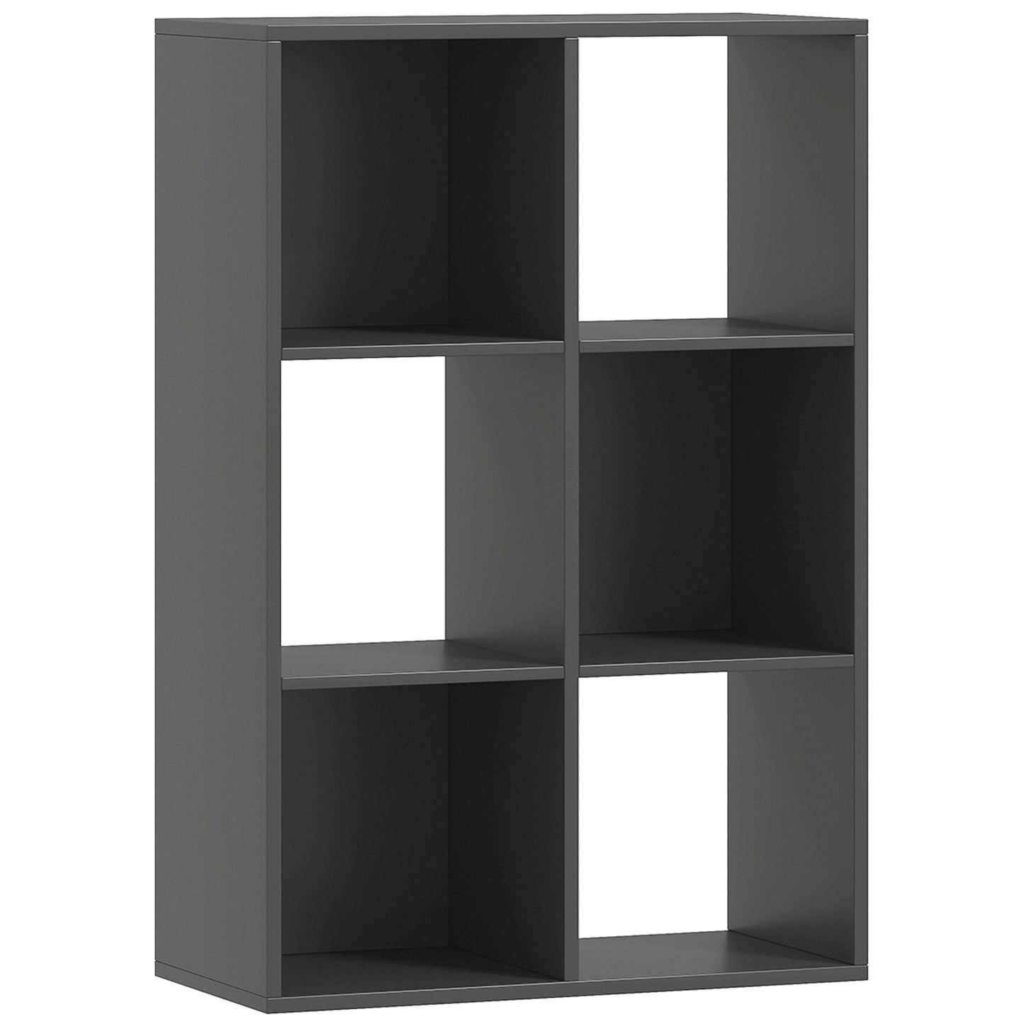 HOMCOM 6-Cube Bookshelf - Black Default Title