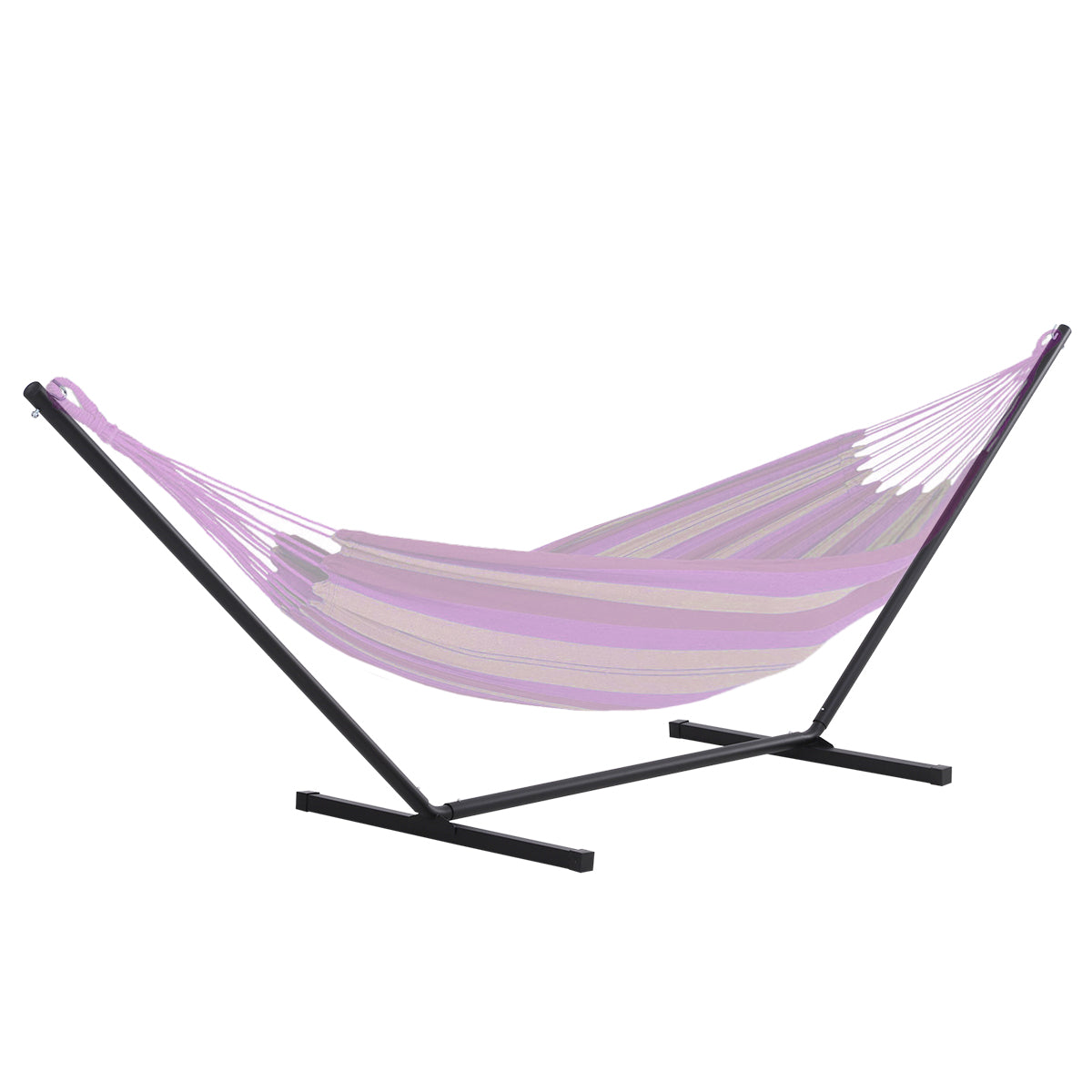 Outsunny 3.6m Extra-long Universal Hammock Stand Metal Frame Garden Camping Picnic Outdoor Patio Replacement â€“ Stand Only