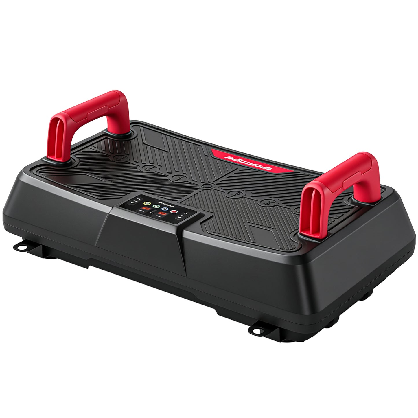 SPORTNOW Vibration Plate Exercise Machine with 99 Speed Levels, 3 Programs, Quiet Vibrating Plate with Resistance Bands